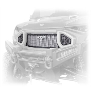 DRT Motorsports Polaris Ranger XD 1500 2024+ Front Grill Kit (3pc), Black