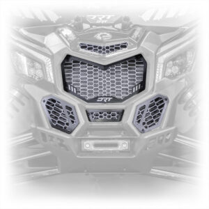 DRT Motorsports Can Am Maverick X3 V2-Grill Kit (5pc), Black