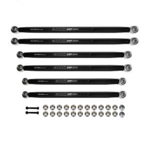DRT Motorsports Can Am Maverick R Hex Bar Radius Rod Set, Black