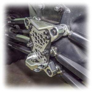 DRT Motorsports Can Am Maverick X3 2017+ Billet Aluminum 3 PC Radius Rod Plate Kit