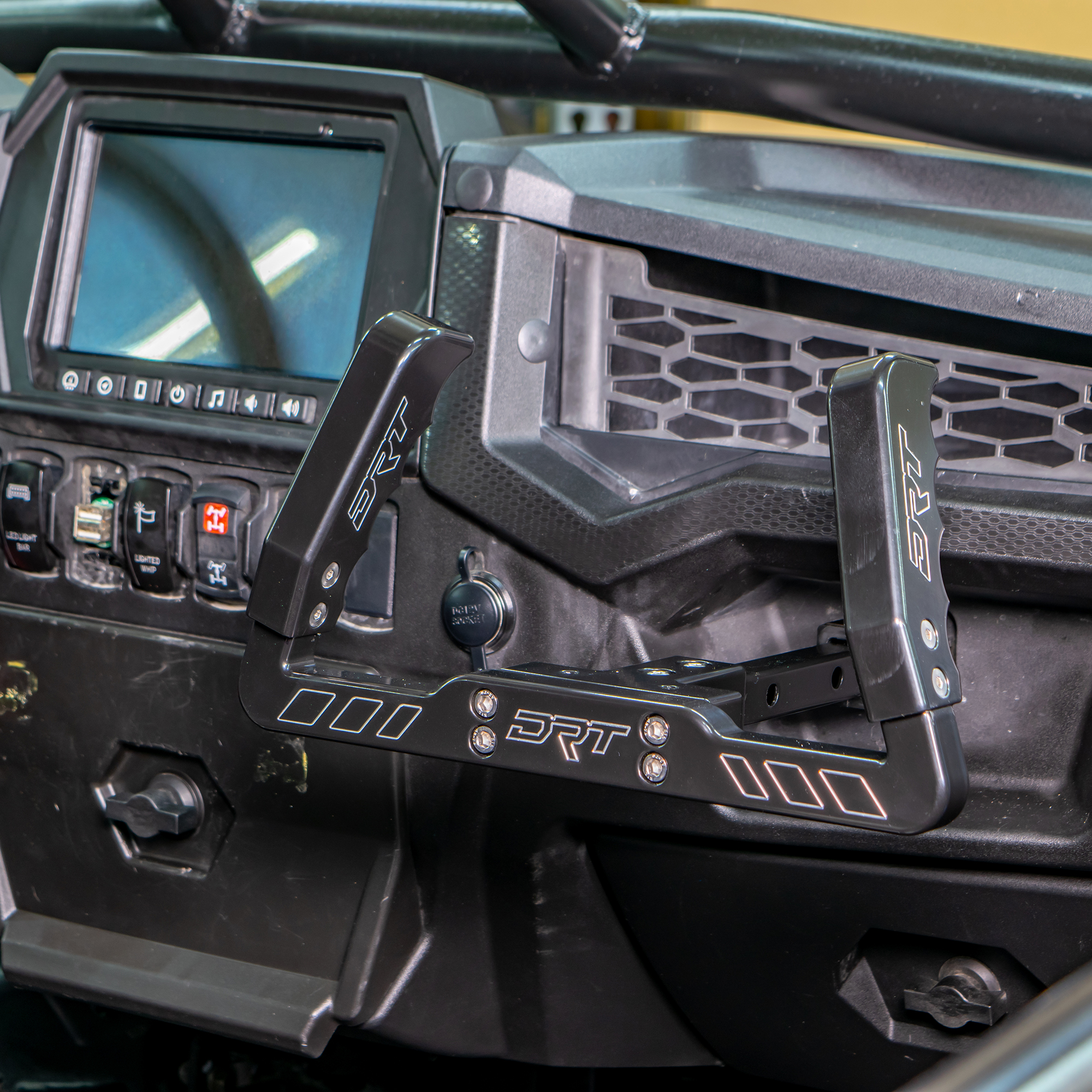 DRT Polaris RZR XP 1000 / XP Turbo / Turbo S Billet Aluminum Passenger Grab Handle - Image 5